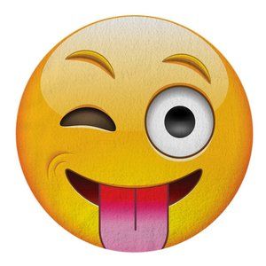 Oversized Tongue Emoji Cotton Round Beach Towel Bohemian Large Blanket Hippy